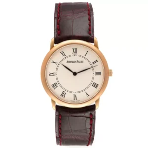 Replica Audemars Piguet Jules Rose Gold Silver Dial Mens Clone 148940