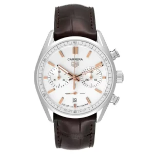 Replica Tag Heuer Carrera Calibre White Dial Steel Mens Watches CBN2013