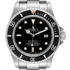 Replica Rolex Seadweller Automatic Steel Black Dial Vintage 16660