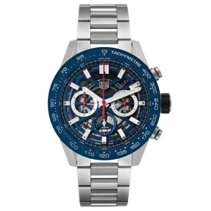 Replica Tag Heuer Carrera Blue Skeletonized Dial Mens Watches CBG2A11