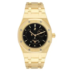 Replica Audemars Piguet Royal Oak Dual Time Yellow Gold Mens Clone 25730BA