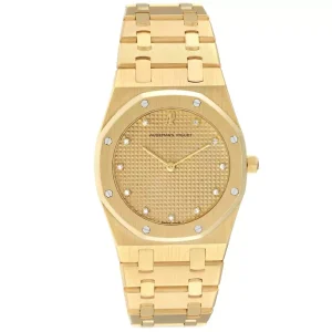 Replica Audemars Piguet Royal Oak Yellow Gold Diamond Mens Clone 56303