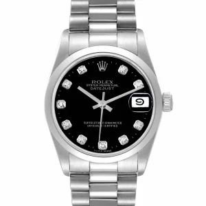 Replica Rolex President Datejust Midsize 31mm Platinum Diamond Ladies 78246