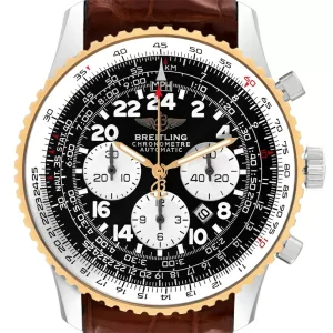 Breitling Navitimer Cosmonaute Steel Yellow Gold Mens Replica Watches D22322