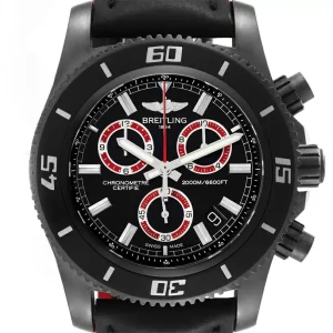 Breitling Superocean Chronograph Black Steel Mens Replica Watches M73310