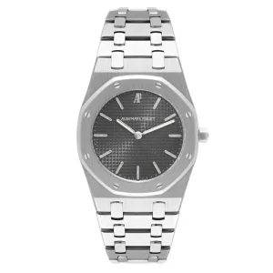Replica Audemars Piguet Royal Oak Steel Black Dial Mens Clone 56271ST