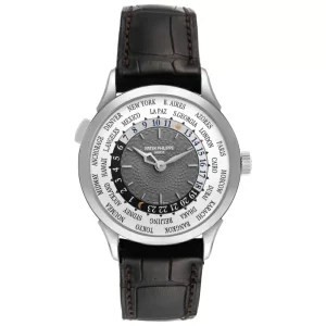 Patek Philippe World Time Complications White Gold Mens Fake 5230G