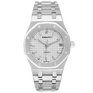 Replica Audemars Piguet Royal Oak White Dial Steel Mens Clone 14790ST