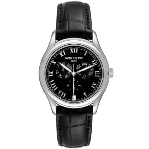 Patek Philippe Complications Annual Calendar White Gold Mens Fake 5035G