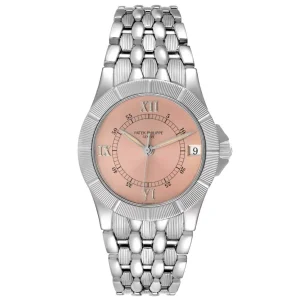Patek Philippe Neptune Salmon Dial Steel Mens Fake 5080