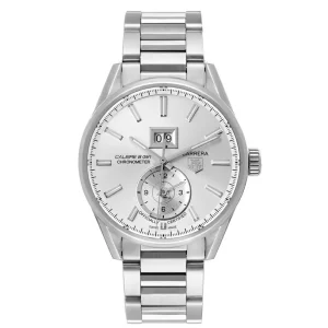 Replica Tag Heuer Carrera Calibre Silver Dial Steel Mens Watches WAR5011
