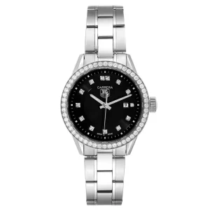 Replica TAG Heuer Carrera Black Diamond Dial Ladies Watches WV1412