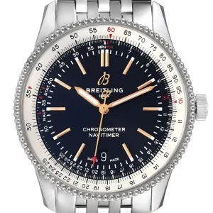 Breitling Navitimer 1 Black Dial 41mm Steel Mens Replica Watches A17326