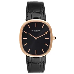 Patek Philippe Golden Ellipse Grande Taille Rose Gold Fake 5738