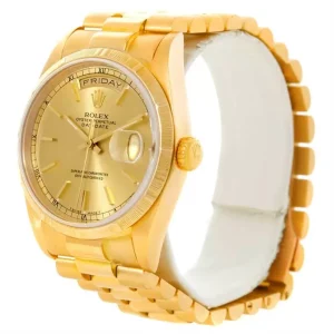 Fake Rolex Day Date President 18k Yellow Gold Watch 18248