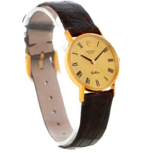 Replica Rolex Cellini Classic 18k Yellow Gold Ladies 3810