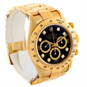 Replica Rolex Cosmograph Daytona 18K Yellow Gold Diamond 16528