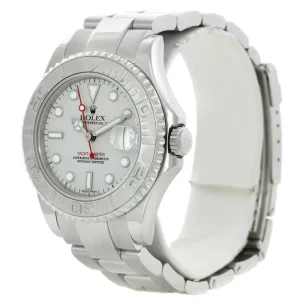 Replica Rolex Steel and Platinum Yachtmaster Midsize 168622