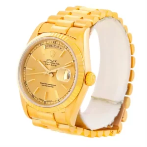 Fake Rolex Day Date President 18k Yellow Gold Watch 18238