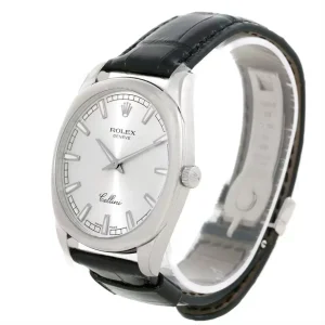 Replica Rolex Cellini Danaos 18k White Gold Silver Dial 4243/8