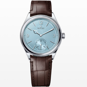 Replica Rolex Perpetual 1908 Brown Leather Strap 39MM Watch