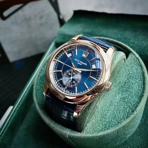 Patek Philippe Annual Calendar Replica Chronograph Platinum Blue Dial