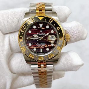 New 2025 Replica Rolex GMT-Master II Yellow Gold Tiger Iron Dial
