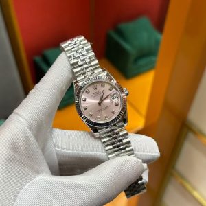 Rolex Daydate Quartz Movement 31MM Size Pink Dial With Jubilee Band BB23333
