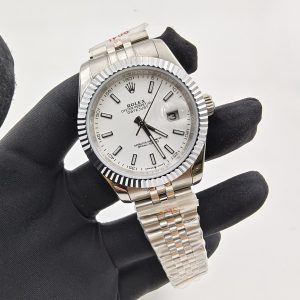 Rolex DateJust 41MM White Dial Watch BB30009