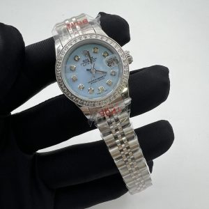 Replica Rolex Datejust 26MM Blue Dial Jubilee Bracelet Watches