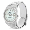Replica Rolex Date Mother Of Pearl Diamond Steel Automatic Watches 15200 (BB77777)