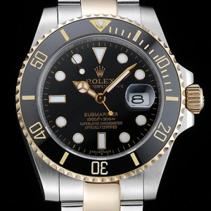 Rolex Submariner Two-Tone Black Dial and Bezel Watch BB31228
