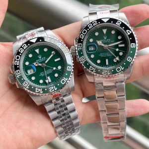 Replica Rolex GMT Master II  Green Dial Sprite Bezel Oyster/Jubilee Steel BB126720