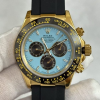 Replica 2025 Rolex Cosmograph Daytona Turquoise Blue and Black Dial BB25044