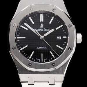 Audemars Piguet Royal Oak Black Dial Stainless Steel Case And Bracelet BB121563
