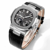 Patek Philippe Nautilus 5712G-001 GR Factory Black Leather Strap BB5712001