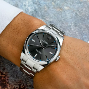 Replica Rolex Oyster Perpetual 114300 39MM Rhodium Dial With Stainless Steel Oyster Bracelet BB114300
